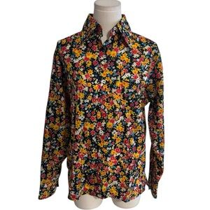 Floral Button-Up Women's Top